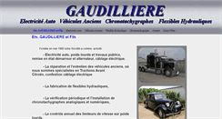 Desktop Screenshot of elec-auto-gaudilliere.fr