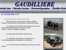 Tablet Screenshot of elec-auto-gaudilliere.fr
